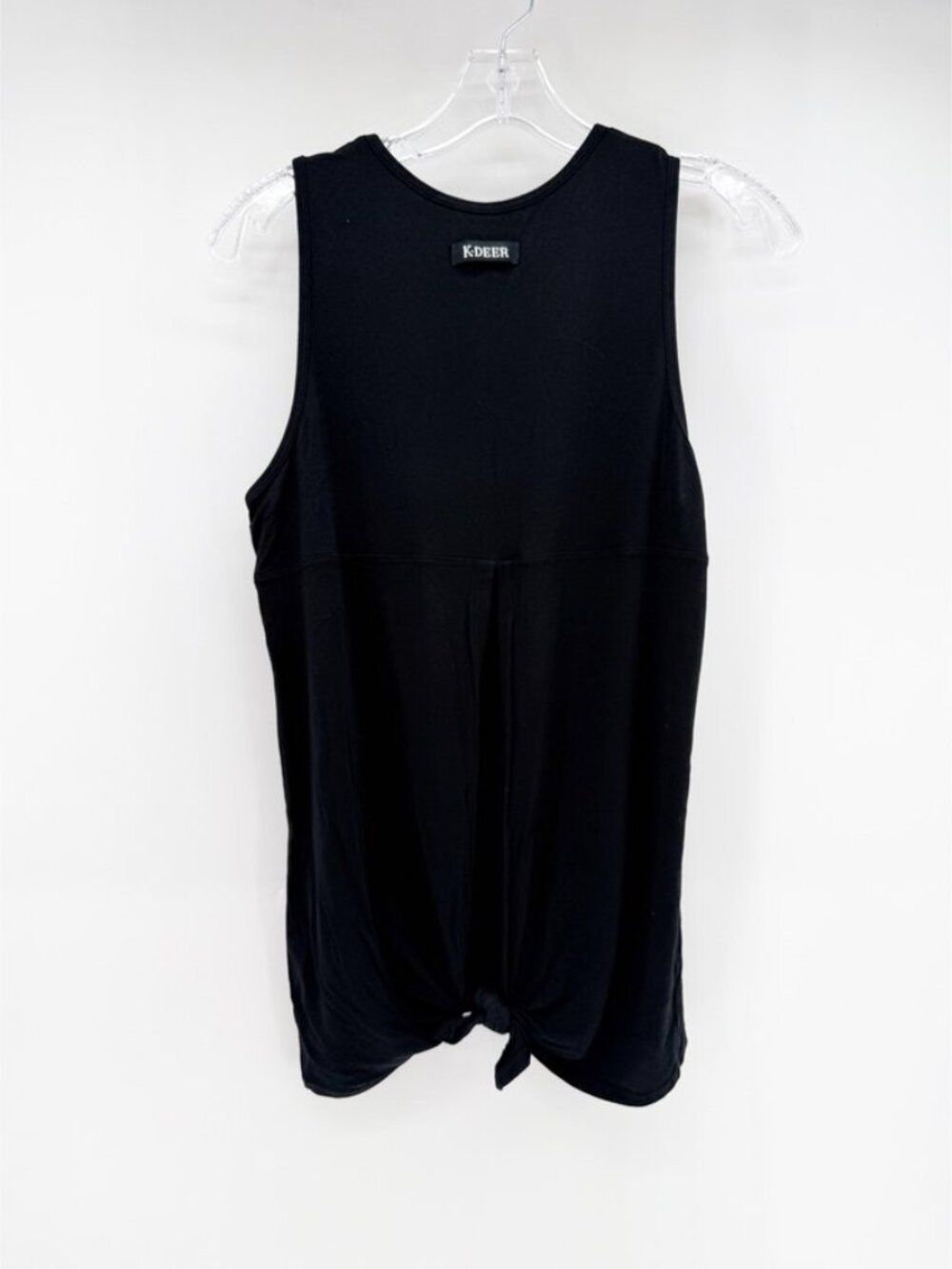 K-DEER Hero Tank Yoga Open Back Gym Black S - Picture 5 of 7